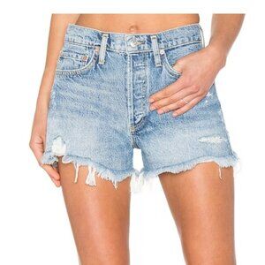 Agolde Parker Vintage Cut Off Short in Swapmeet